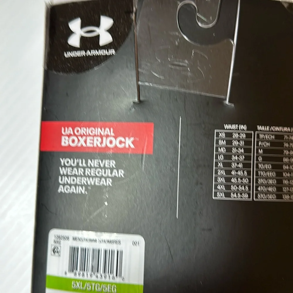 NWT 2PK Under Armour Boxerjock 2-pack 5XL